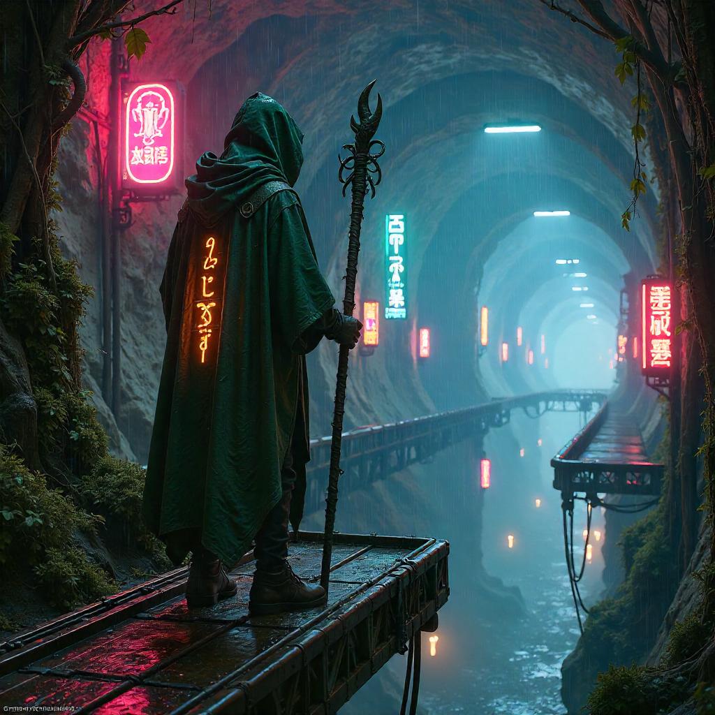 Druid of Neon Nights in the Underground