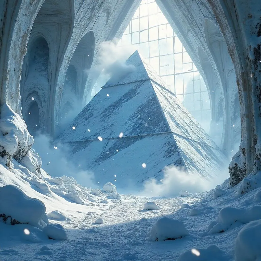 Avalanche Inside a Glass Pyramid
