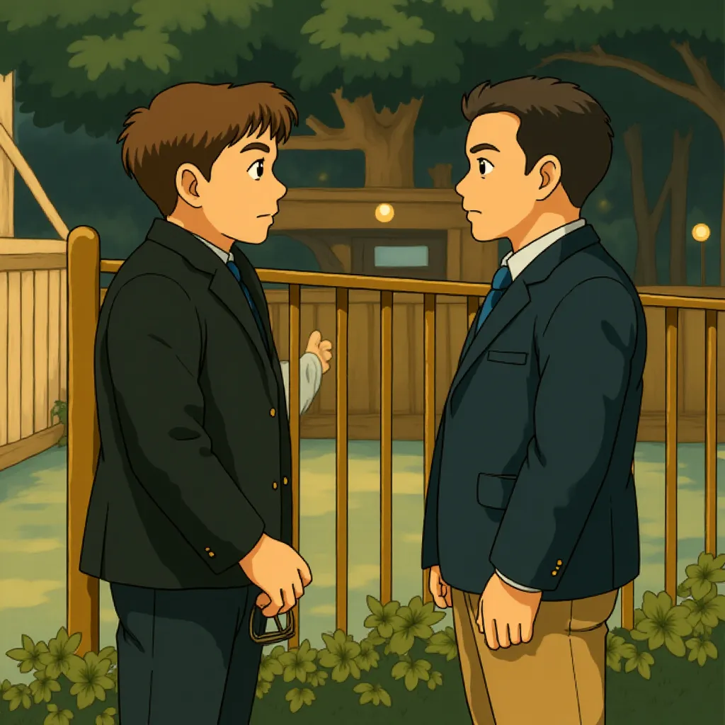 Ben Affleck and Jon Bernthal in The Accountant 2 (2025) - Ghibli style