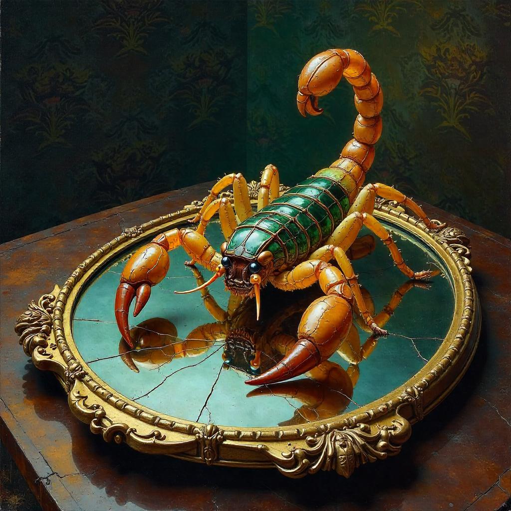 Mirrored Dimension: The Scorpion in Oil