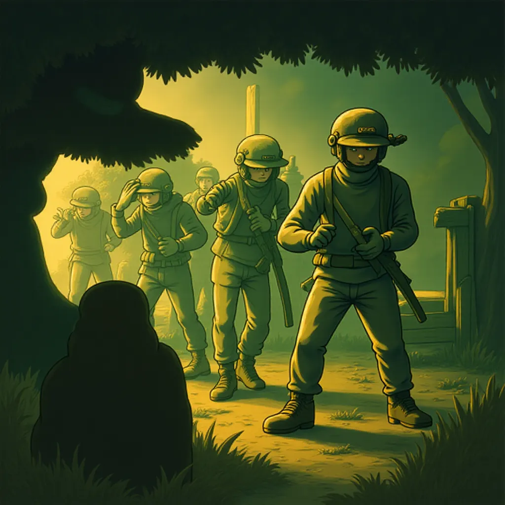 Zero Dark Thirty (2012) - Anime style