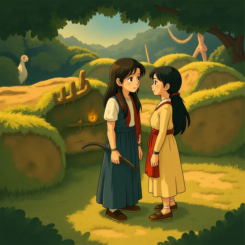 Jake Gyllenhaal and Gemma Arterton in Prince of Persia: The Sands of Time (2010) - Anime style