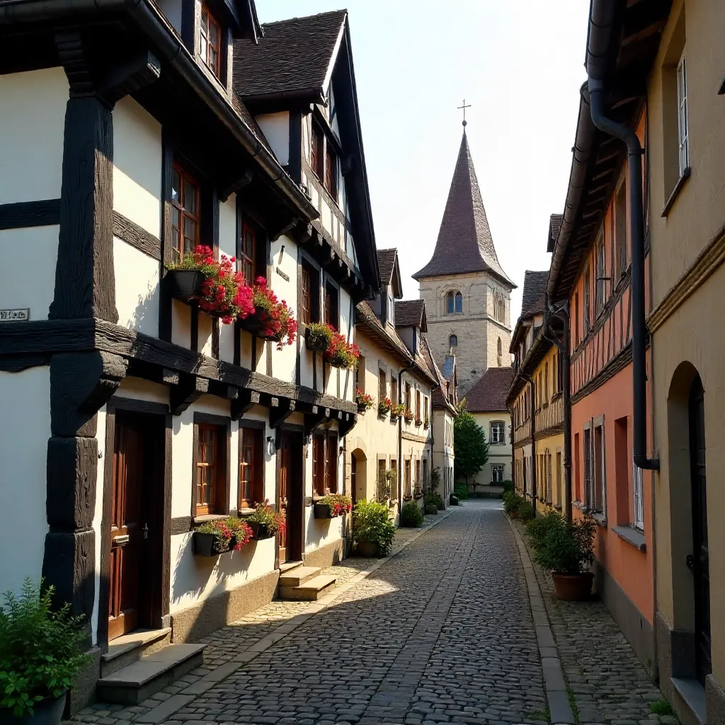 Quedlinburg Half-Timbered House Charm
