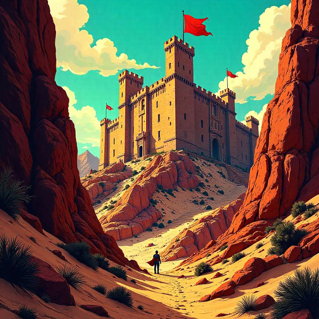 Castle of Sand and Stone: Comic Canyon Fortress
