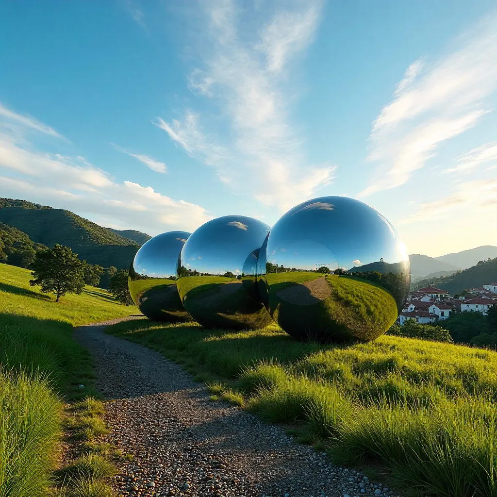 Reflected Skies: Metallic Spheres in MG