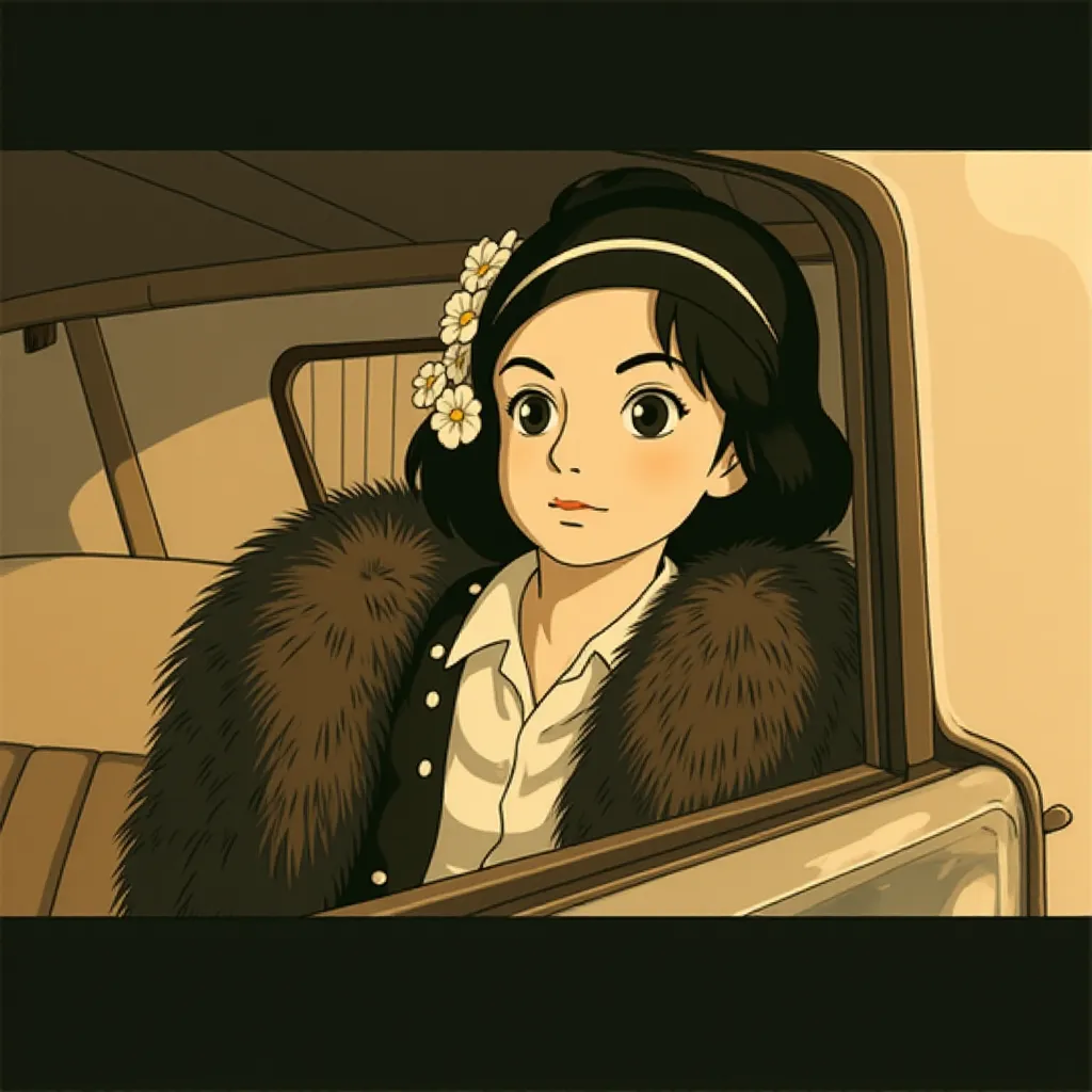 Bérénice Bejo in The Artist (2011) - Anime style