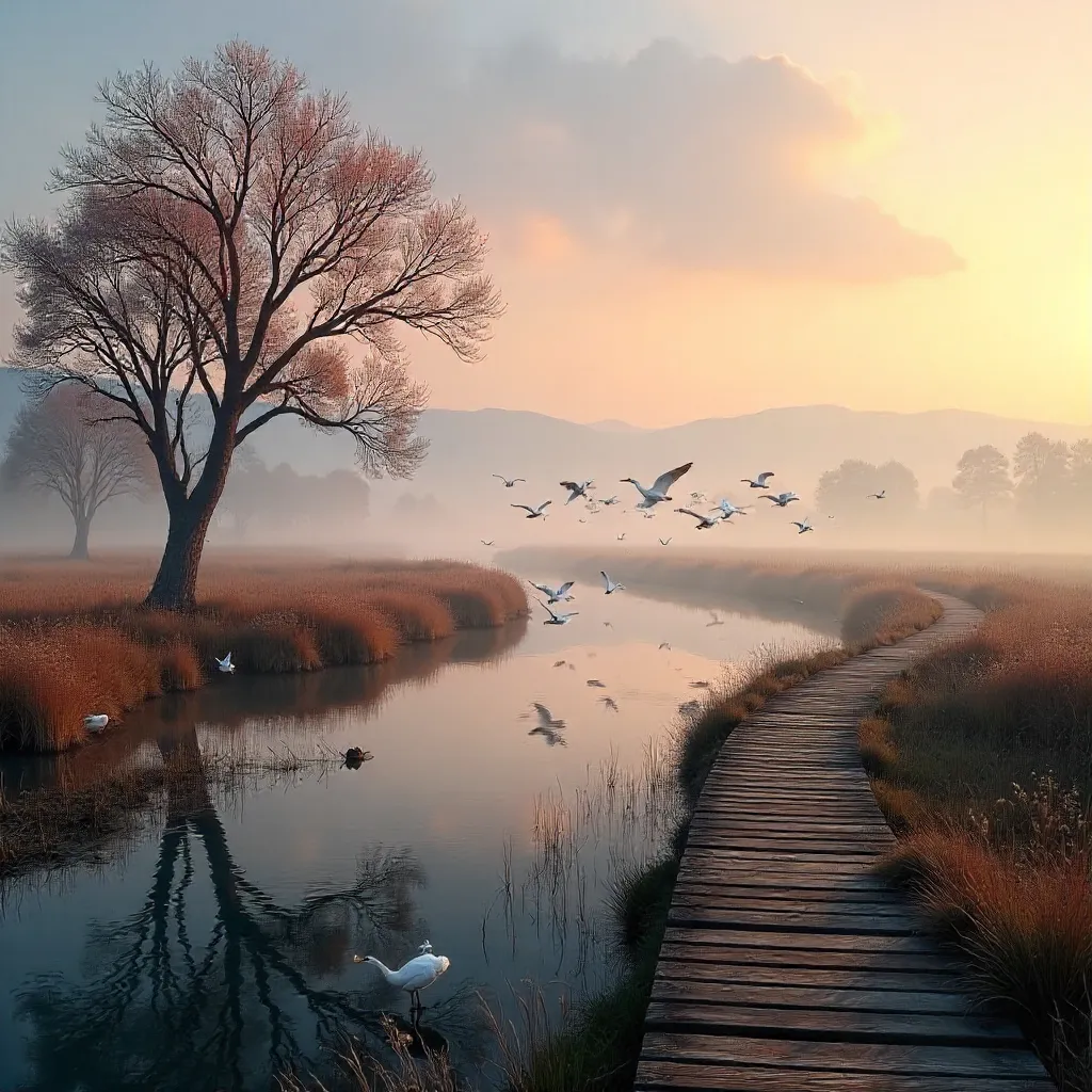 Nallıhan Bird Paradise: Dawn Over Wetlands