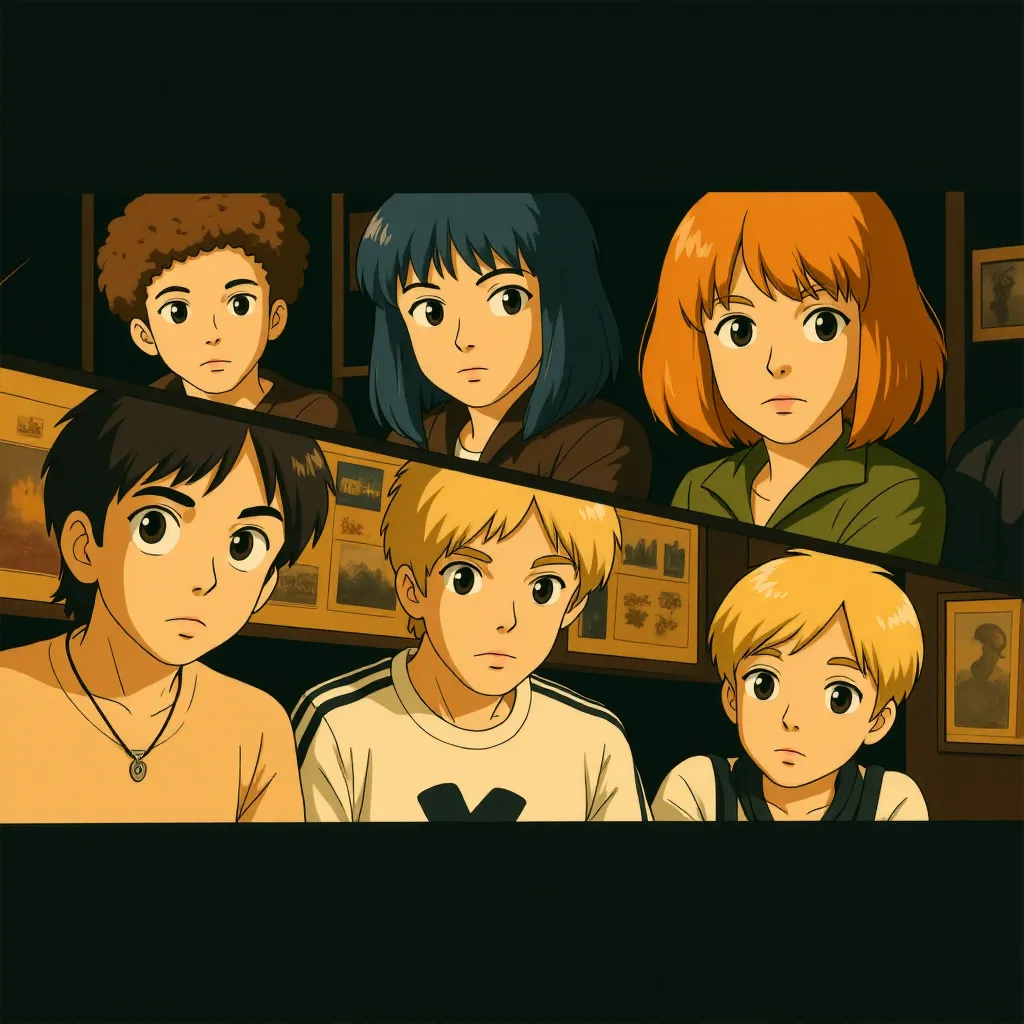 Michael Cera, Brie Larson, Alison Pill, Brandon Routh, Mary Elizabeth Winstead, and Aubrey Plaza in Scott Pilgrim vs. the World (2010) - Anime style