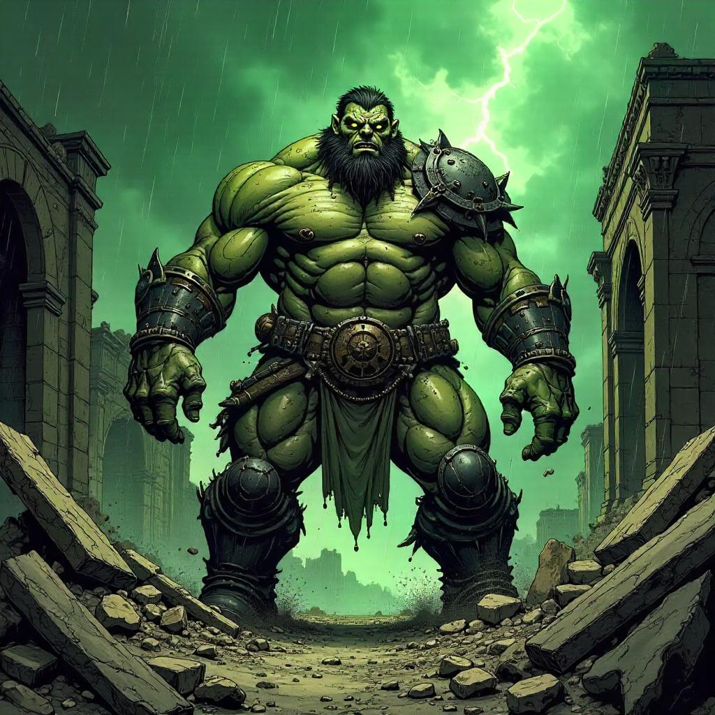 Ogre of the Ruined City: Comic Splash