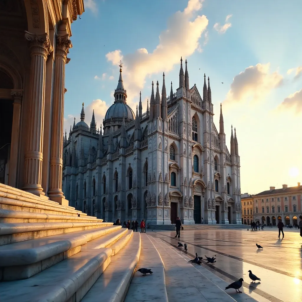 Morning Light on Milan Cathedral (Duomo)