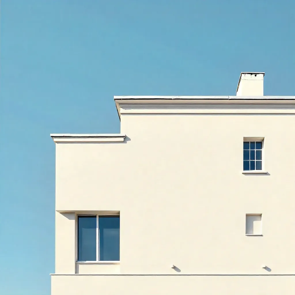 Minimalist Bayreuth Facade Under Blue Sky