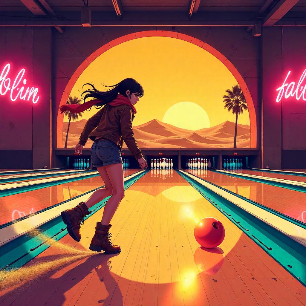 Desert Mirage Bowling: Anime Alley