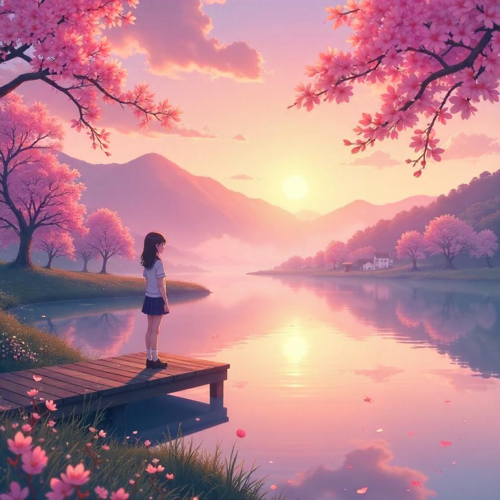 Sunrise in Morning Mist: Anime Dawn