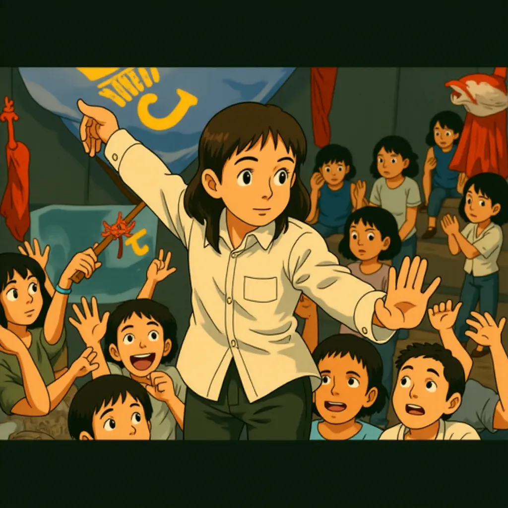 Jaden Smith in The Karate Kid (2010) - Anime style