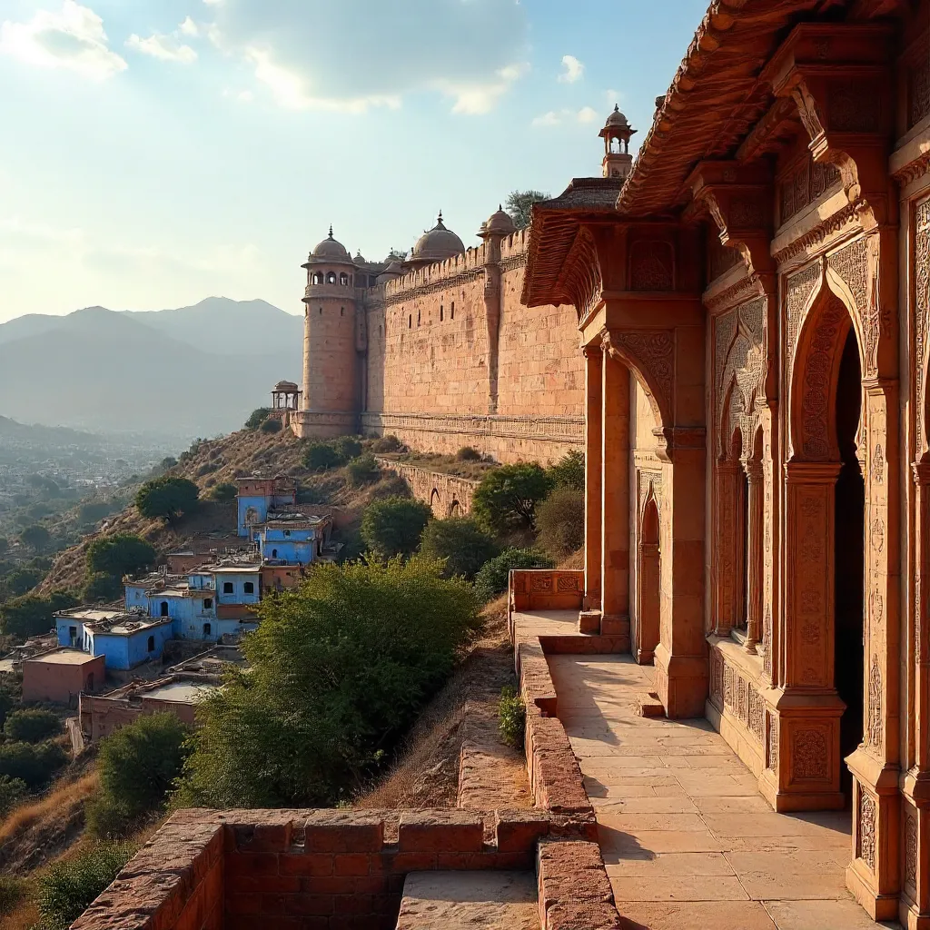 Ornate Stone Carvings of Jodhpur's Ancient Architecture