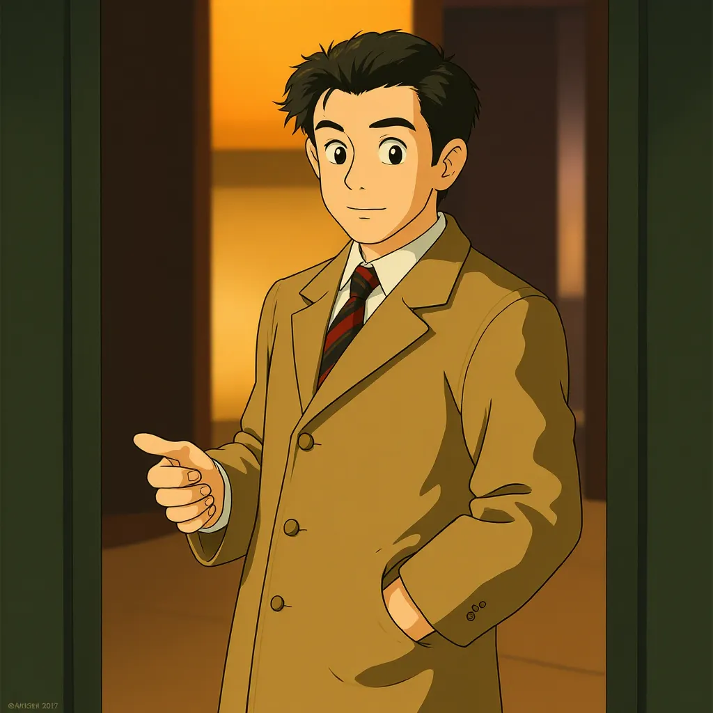 Mark Ruffalo in Shutter Island (2010) - Anime style
