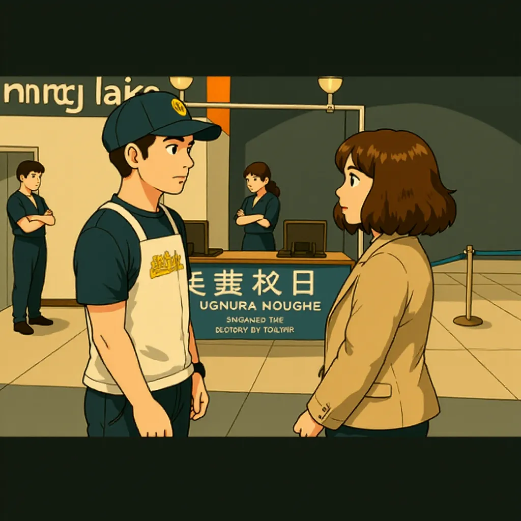 Steven Soderbergh and Marion Cotillard in Contagion (2011) - Anime style