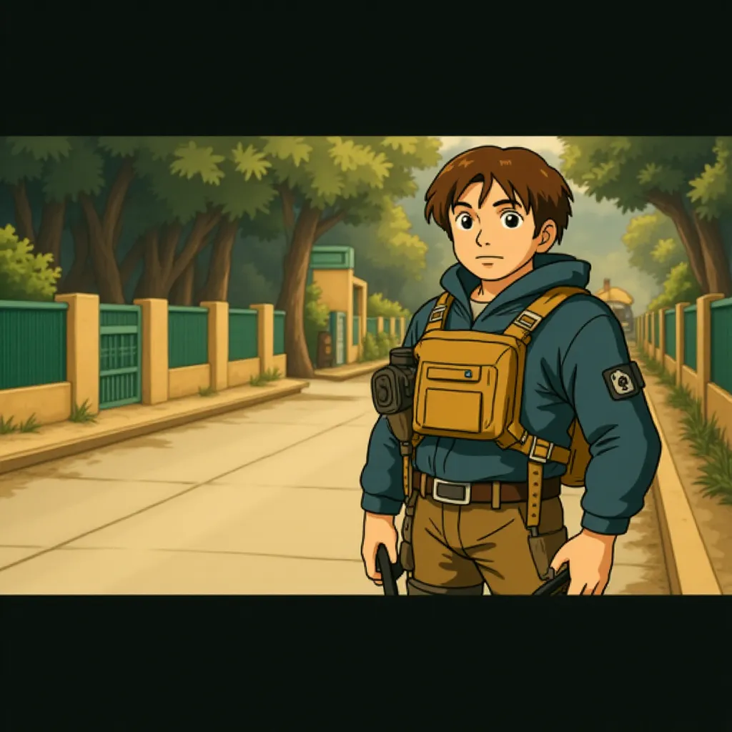 Jake Gyllenhaal in The Covenant (2023) - Anime style