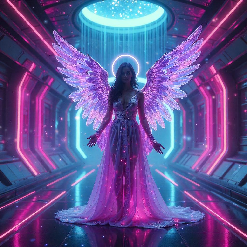 Neon Halo: Angel in a Cyberpunk Holodeck