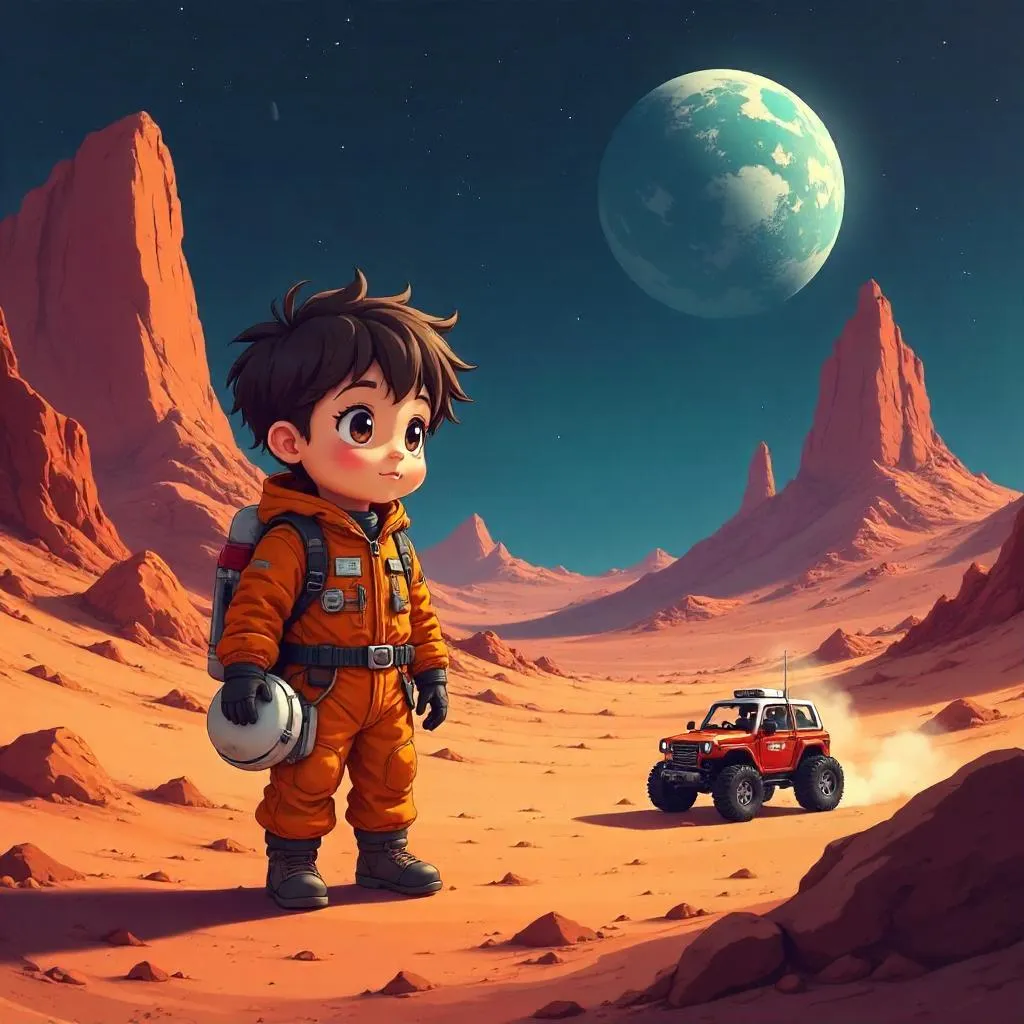 Mars Adventure: An Anime Child Explorer