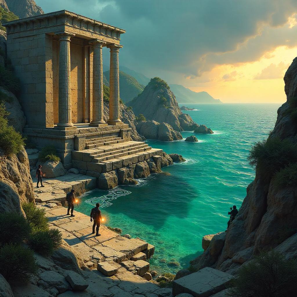 Oceanic Ruins: Concept Art at a Coastal Archaeological Site