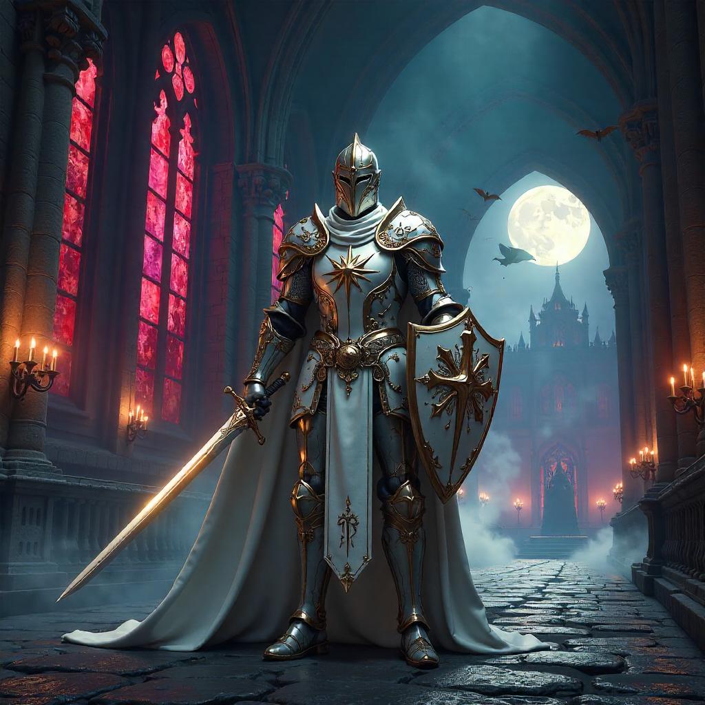 Paladin in a Gothic Vampire Castle