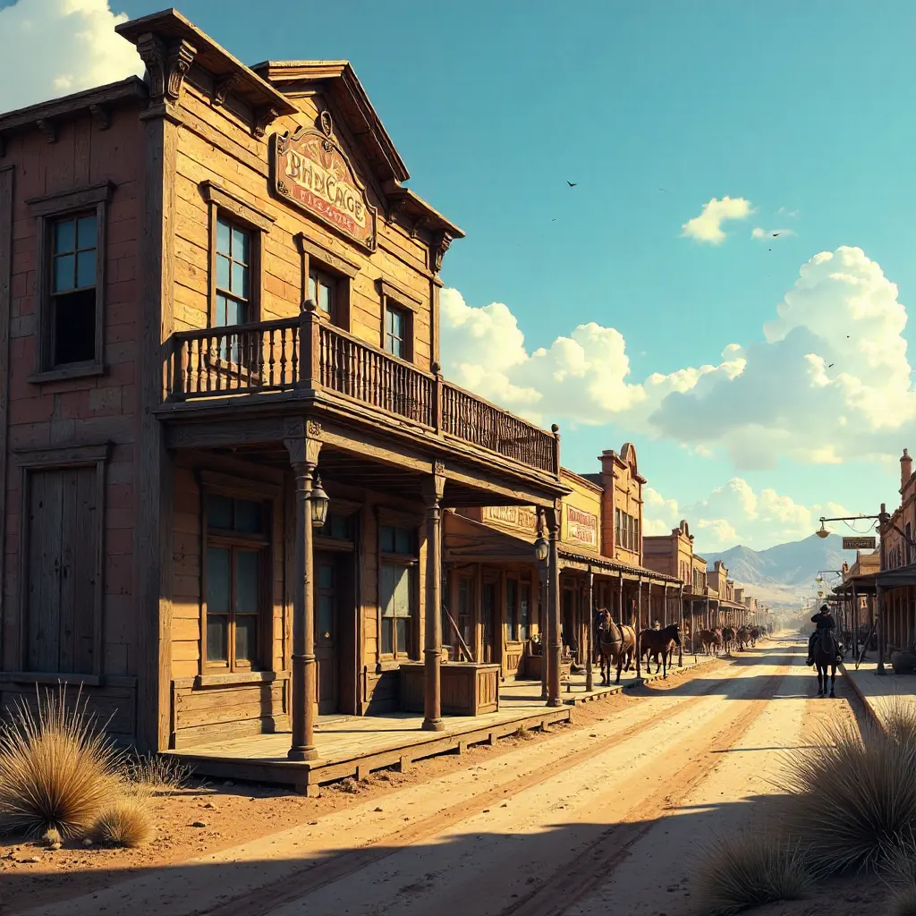 Exterior of the Bird Cage Theatre, Tombstone, AZ