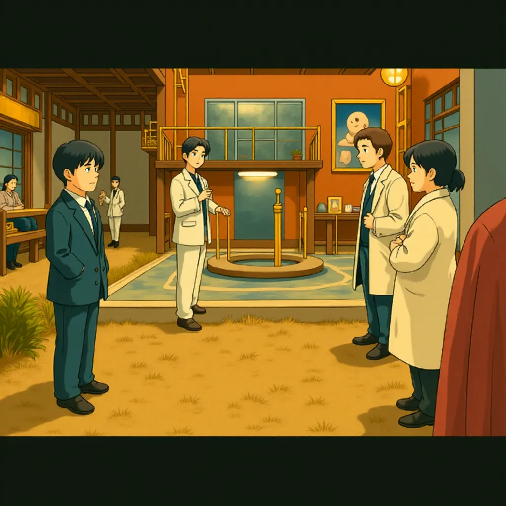Ben Kingsley and Sacha Baron Cohen in The Dictator (2012) - Anime style