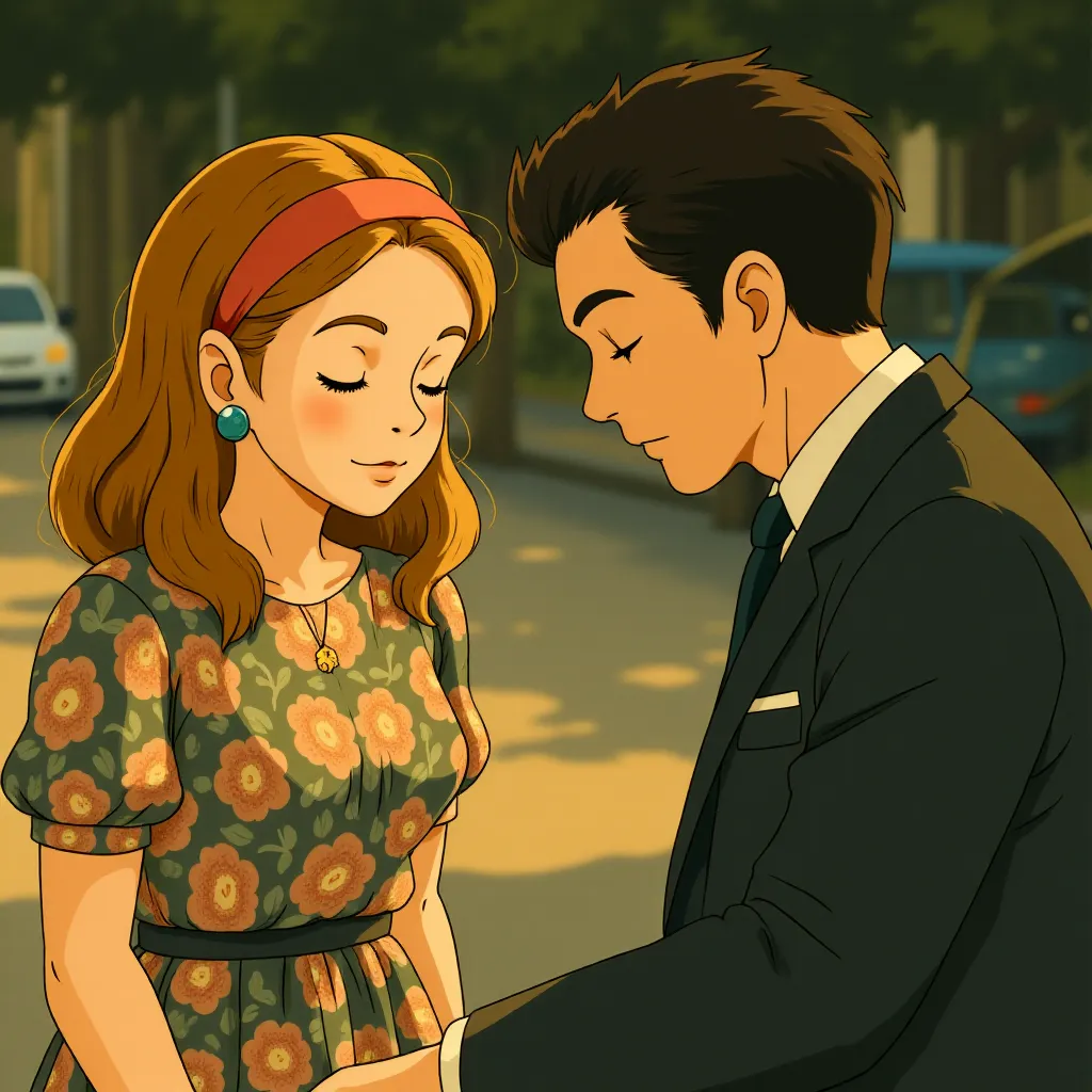 Emily Browning and Tom Hardy in Legend (2015) - Anime style