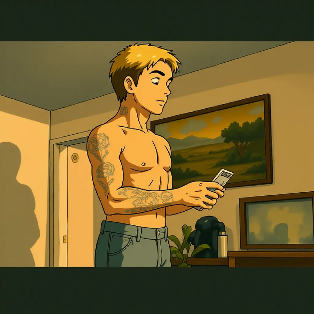 Ryan Gosling in The Place Beyond the Pines (2012) - Anime style