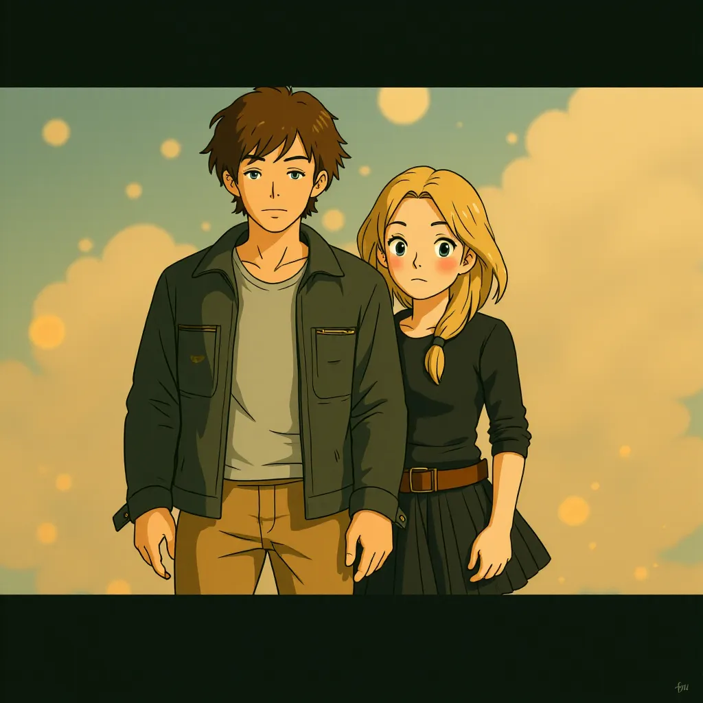 Alex Pettyfer and Teresa Palmer in I Am Number Four (2011) - Anime style