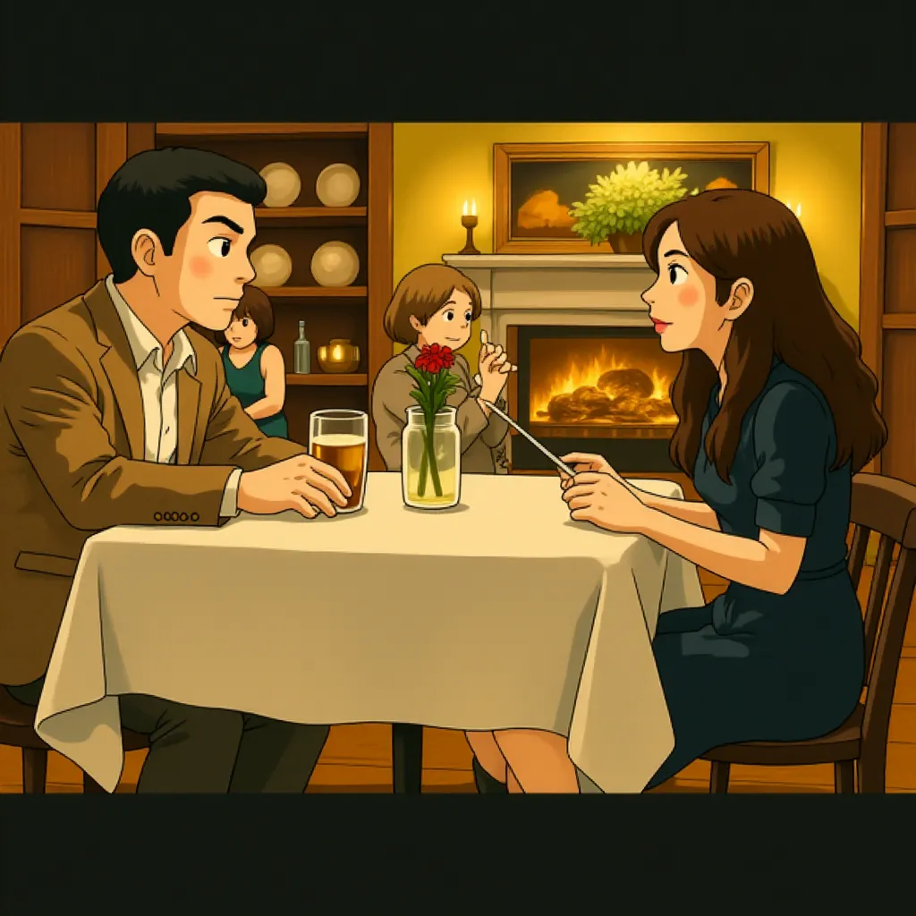 Julianne Moore and Steve Carell in Crazy, Stupid, Love. (2011) - Anime style
