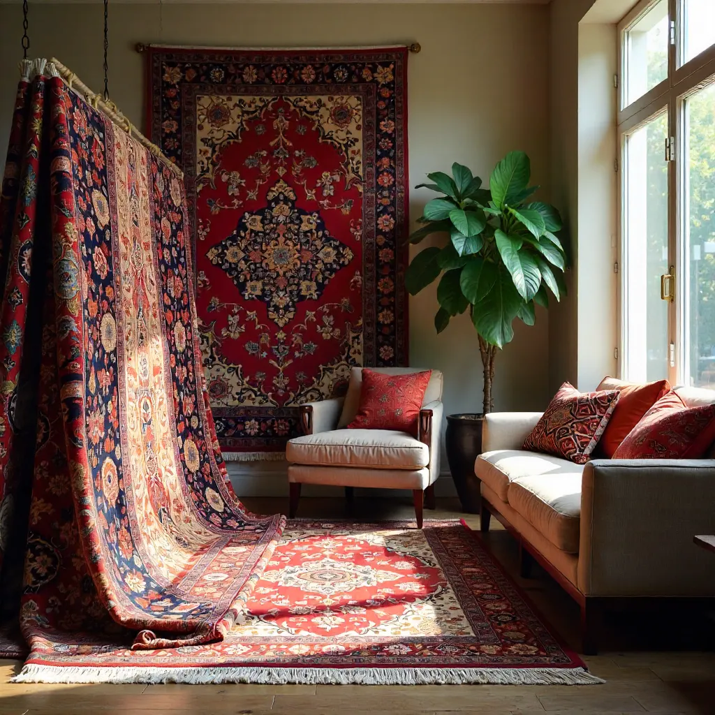 Colorful Persian Rugs: Intricate Designs & Textures