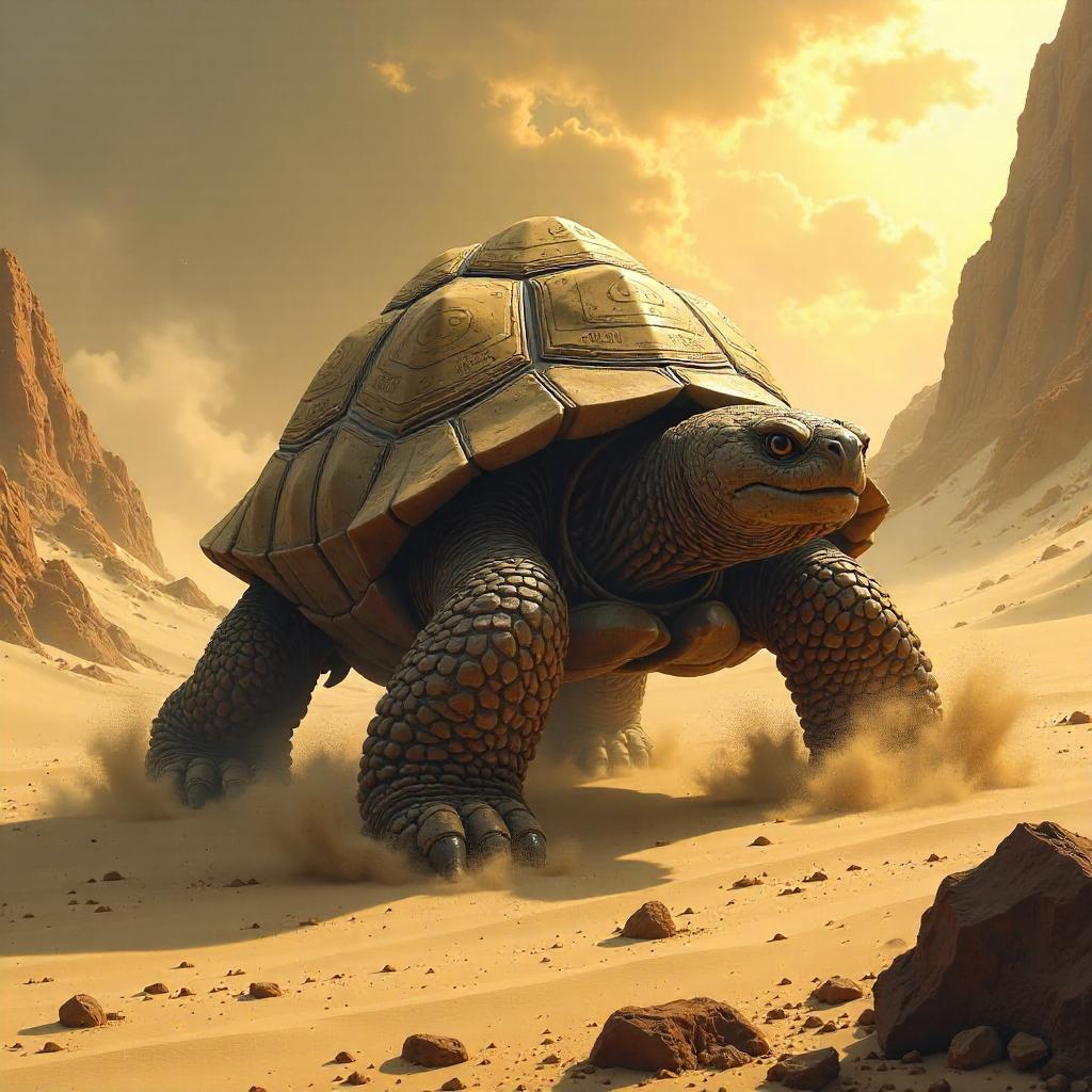 Turtle in a Sandstorm: Concept Art