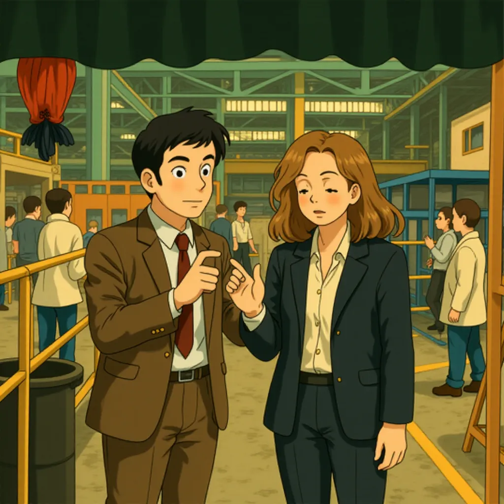 Sigourney Weaver and Kevin Otto in Chappie (2015) - Anime style