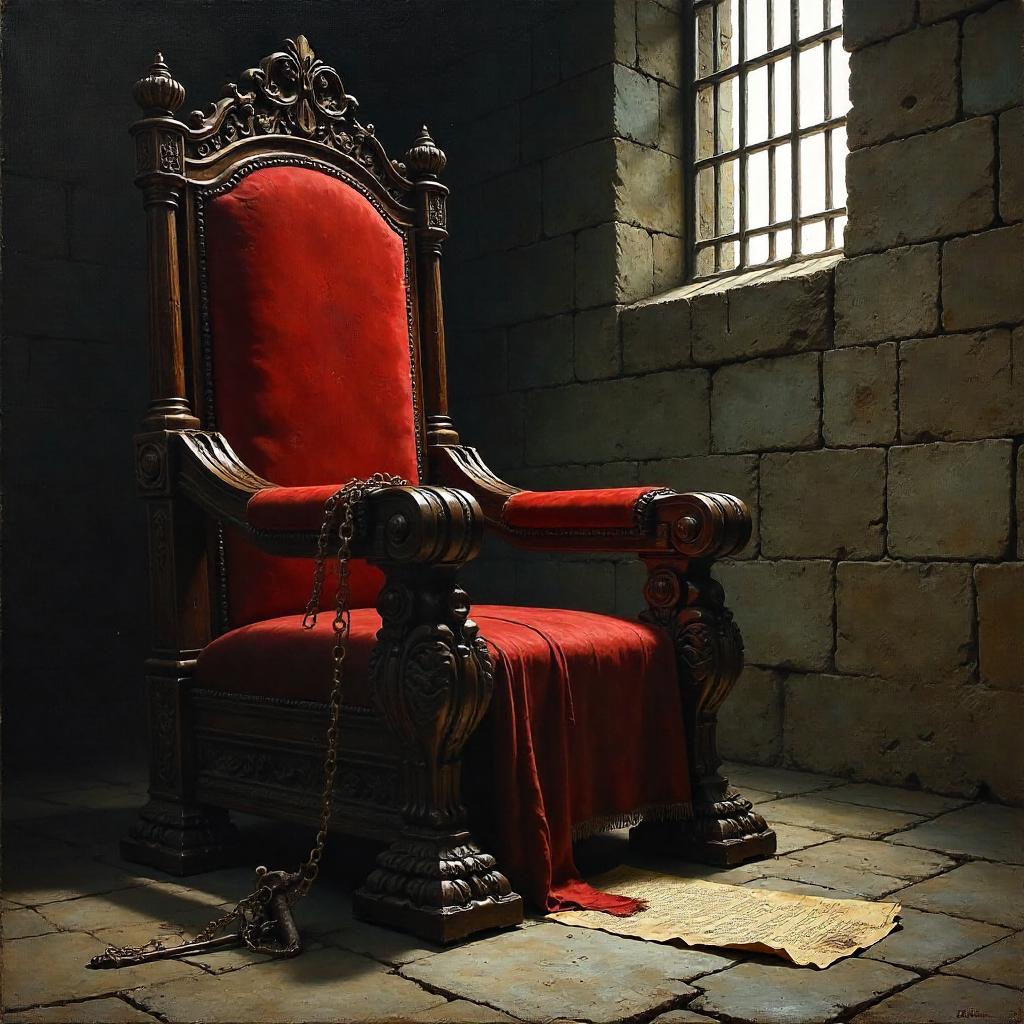 Throne of Regality in a Prison Cell
