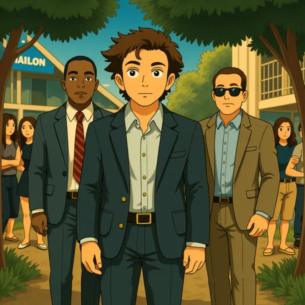 Bradley Cooper and Brian James Pepe in Limitless (2011) - Anime style