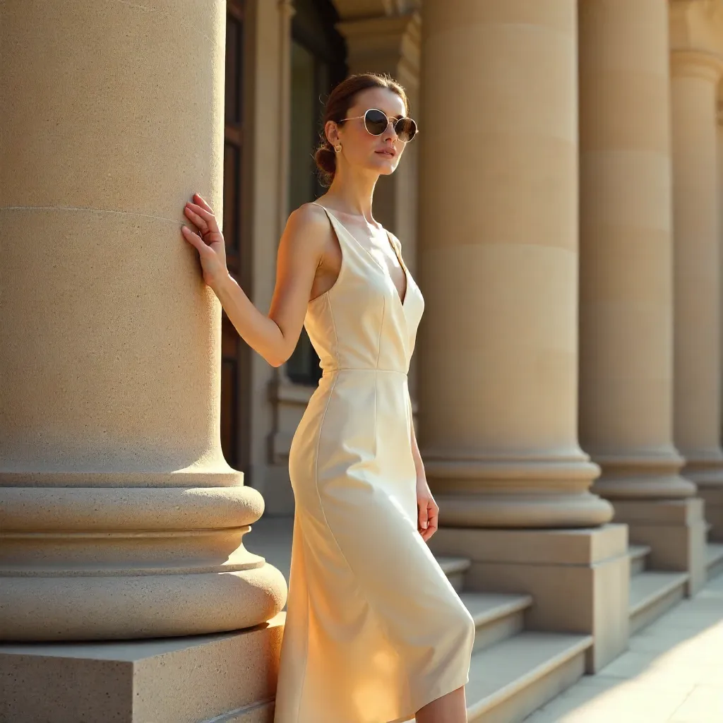 Timeless Chic by a Historic Facade