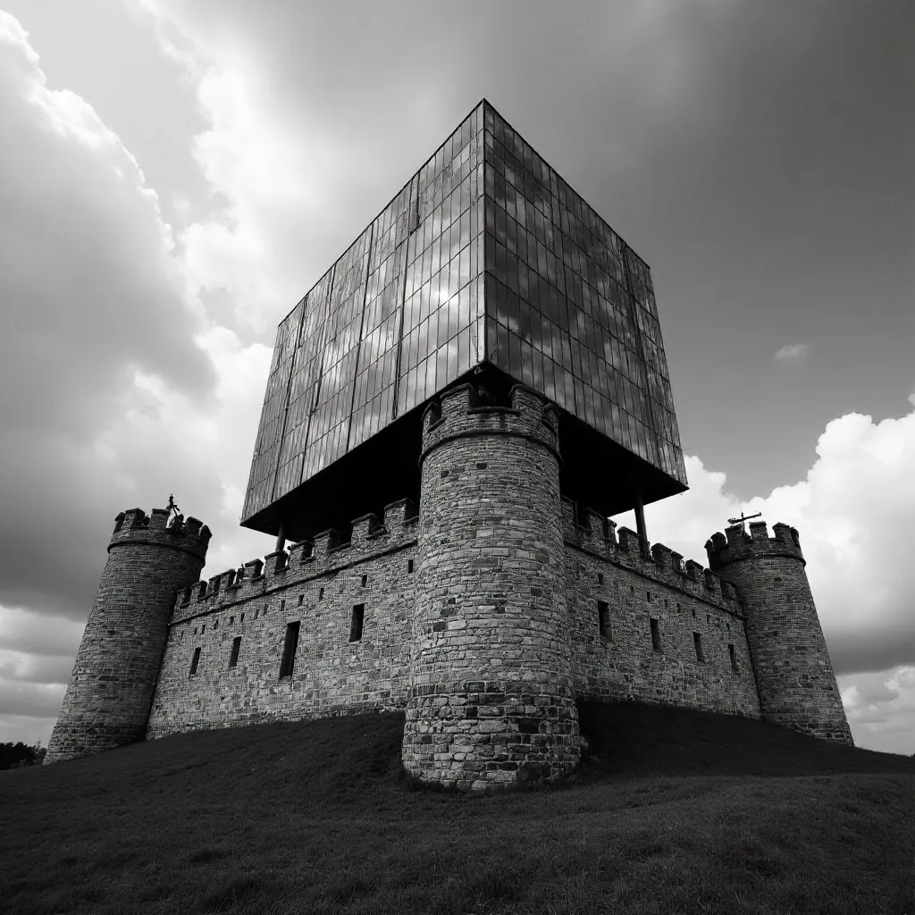 Contrasting Fortresses: Stone and Glass Summit