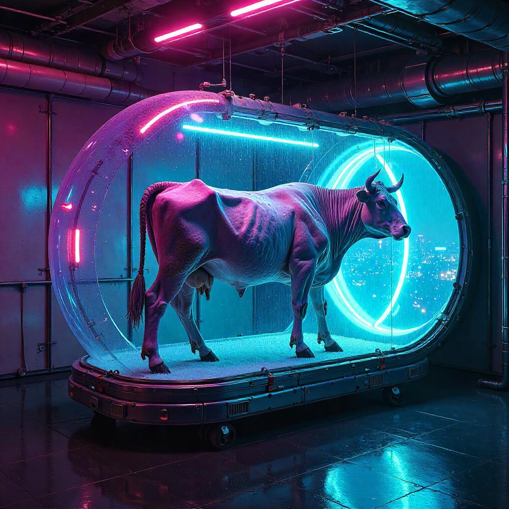 Cryogenic Cyber Cow in a Neon Cryo Chamber