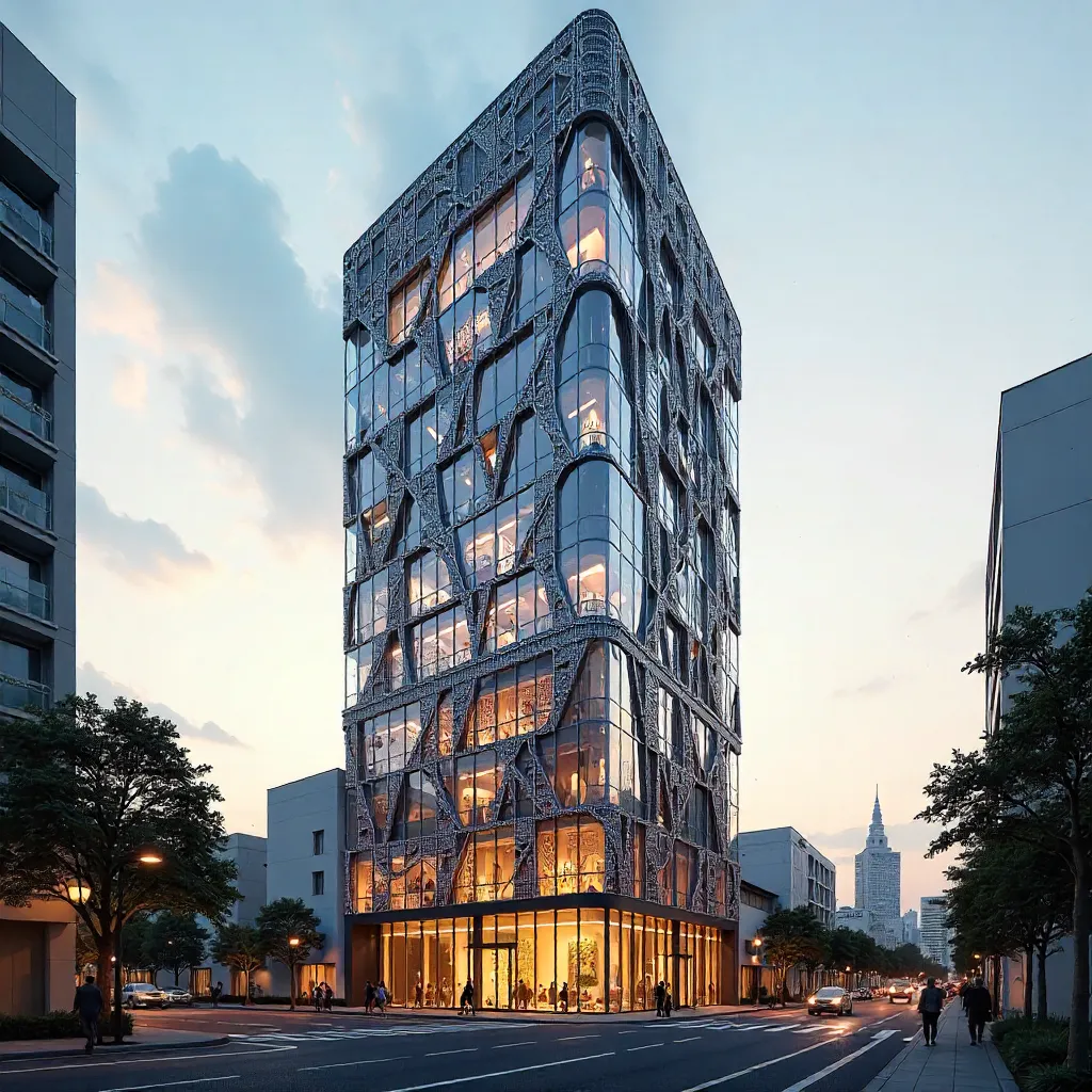 Kyoto Geometric Glass High-Rise