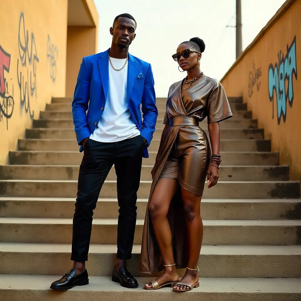 Kaduna Street Style on Outdoor Steps