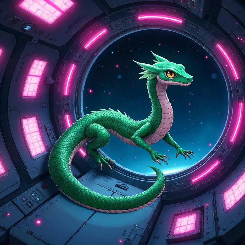 Basilisk in Zero-Gravity: Anime Sci-Fi Encounter