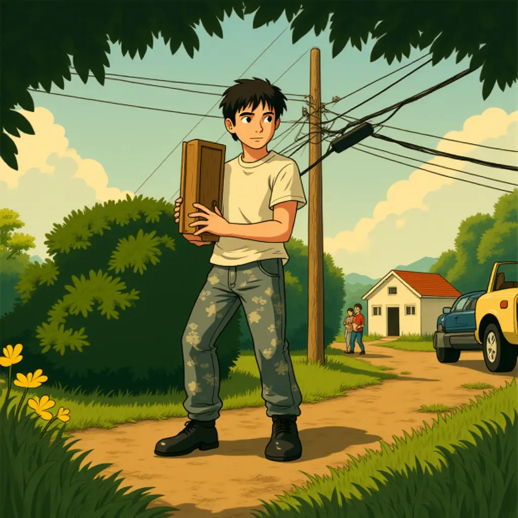 Ryan Gosling in The Place Beyond the Pines (2012) - Anime style