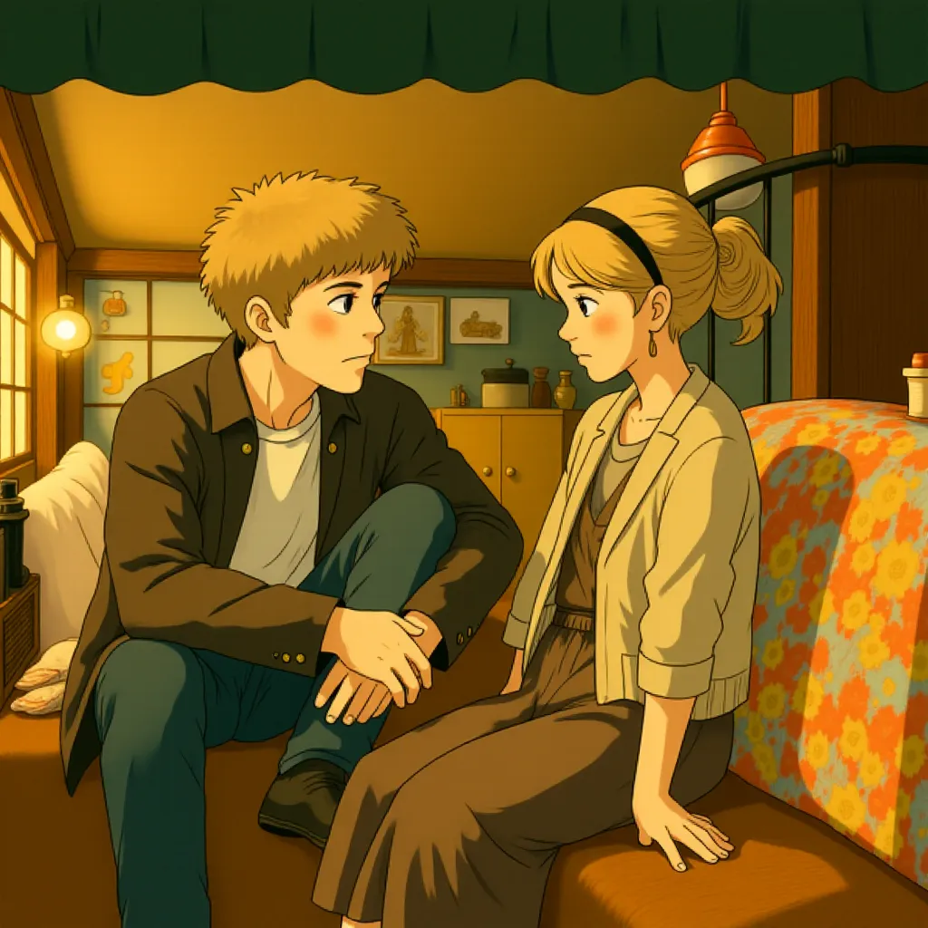 Alex Pettyfer and Dianna Agron in I Am Number Four (2011) - Anime style