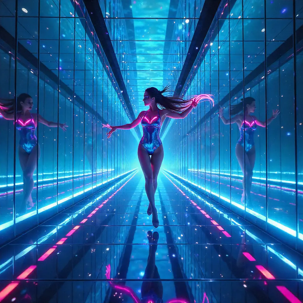 Dancer in a Mirror Maze - Anime Style
