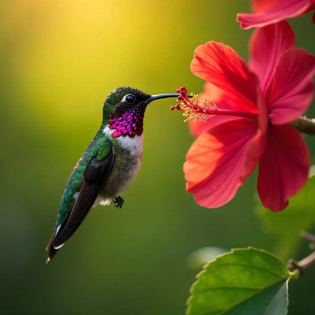 Captivating Anna's Hummingbird at Red Bloom Garden