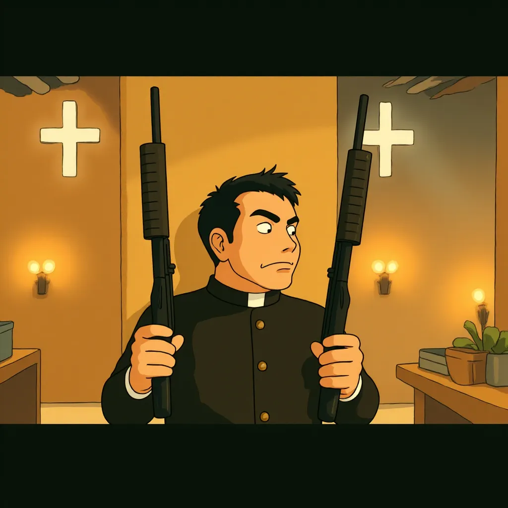 Cheech Marin in Machete (2010) - Anime style