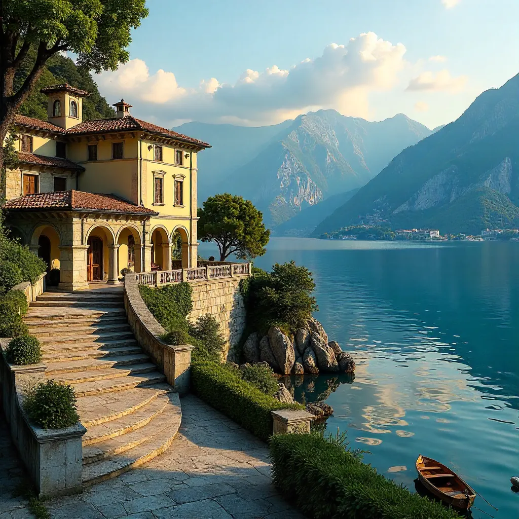 Stunning Lake Como: Classical Architecture and Alps