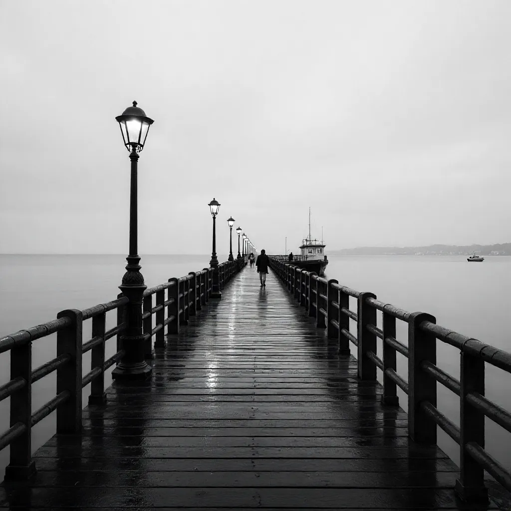 Elegant Noir: Moda Pier in Istanbul